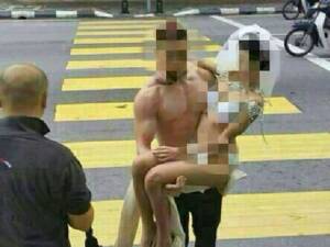 couples public nude - Semi-nude couple plead guilty to public nuisance charge - TODAY