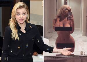 Chloe Moretz Porn You - Chloe Grace Moretz reignites her feud with Kim Kardashian West over those  naked pictures