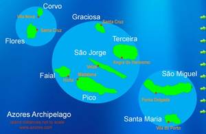 Azorean Porn - There are more than 800 islands in Azores, but only the nine largest are  usually
