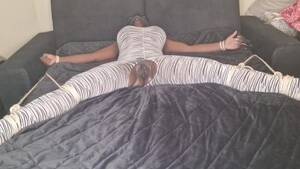 ebony sleeping fucked - Ebony Fingering In Bed Porn Videos | Pornhub.com