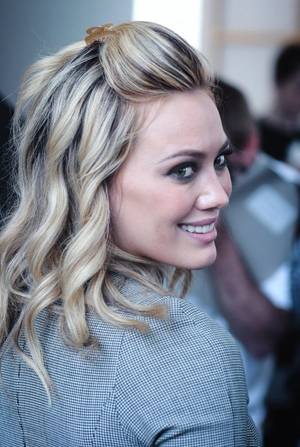 hilary duff huge lactating breasts - Hilary rocks these highlights and pulled back bangs. Watch Hilary Duff in  'Younger'