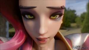 First Person Porn Cartoon - Fuck me standing up! Emotional first-person sex with pink-haired Sombra