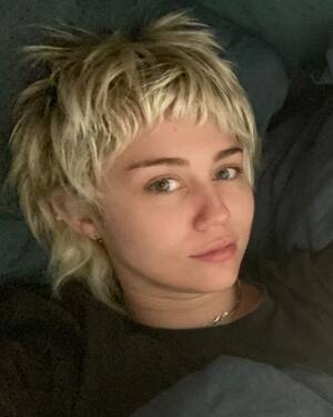 Miley Cyrus Hot Blonde Pussy - Fans Are Divided On Miley Cyrus' At-Home 'Mullet-Pixie' Haircut
