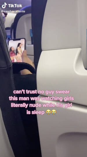 Girlfriend Sleeping Porn - Plane passenger busts man 'watching porn' while girlfriend sleeps