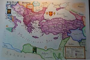 Byzantine Porn - Pic. #Map #Hand #Empire #Byzantine #5184x3456 #Drawn, 838509B â€“ My r/MAPS  favs
