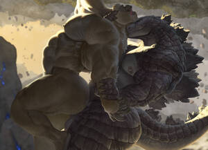 King Kong And Godzilla Porn - Raccoon21] Godzilla x King Kong - Gay Manga | HD Porn Comics