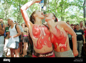 German Porn Photography - Berlin, Germany, Porn film shoots at the Love Parade Stock Photo - Alamy