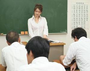 japanese porn class - japanese teacher