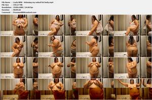 naked bbw body - Layla BBW - lotioning my naked fat body