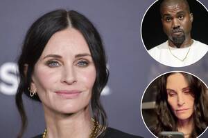 Hd Porn Courteney Cox - Courteney Cox mocks Kanye West after he says 'Friends' is 'not funny'