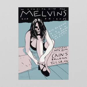 Altamont Porn - Melvins / Big Business / Porn / Altamont Poster, Tulsa OK, 2006 â€” Casey  Burns / Art Director