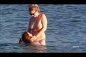 greek topless beach movie - TWO TOPLESS LESBIANS AT A GREEK BEACH !!!, free Amateur sex video (Nov 1,  2016)