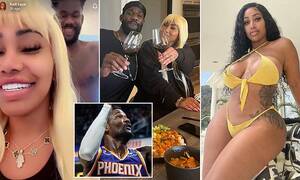 Katt Porn - Deandre Ayton's porn star girlfriend hits out at fans on social media  comparing their relationship to Zion Williamson and Moriah Mills - who  harassed the NBA star on social media | Daily