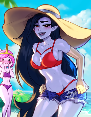 Marceline Porn - Rule34 - If it exists, there is porn of it / blushypixy, marceline,  princess bubblegum / 4584331