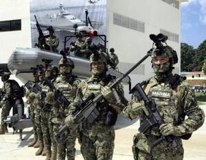 Mexican Military Porn - Soldiers of the Mexican Navy [750x587] : r/MilitaryPorn