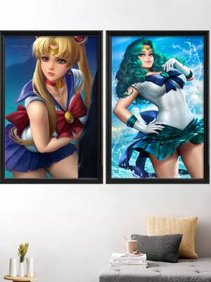 jupitor sailor moon cartoon porn pic - Sailor Moon Dark-Moon Jupiter Neptun Sexy Nude Kartun Anime Kawaii  Art-Poster Living-Kamar Tidur Gambar Cetakan Rumah - AliExpress