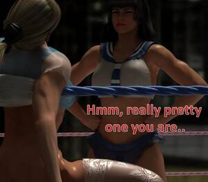 3d Lesbian Porn Captions - Unfair Catfight (3d lesbian sexfight / wrestling) porn pics