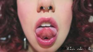 Girls Tongue Fetish Porn - â™¥ â™¡ â™¥ Maria Alive - POV, Tongue Fetish - Preview â™¥ â™¡ â™¥ - Pornhub.com