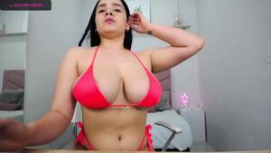 latin big tits bikini - Huge Boobs Latina Bikini Model - EPORNER