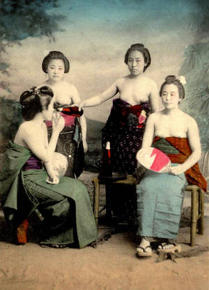 japanese geisha nude - Japanese geisha girl naked. Young wifes show pussy