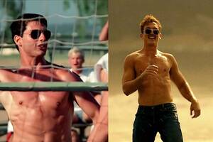 all ages topless beach - Top Gun's beach volleyball scene vs. Maverick's volleyball: a detailed  comparison.