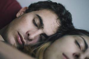 Boy And Girl First Time Porn - Boy and girl sleeping together with eyes closed