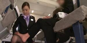 Asian Stewardess Gets - Japanese flight attendant's Physical strength service 2 - Tnaflix.com