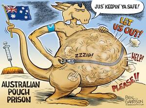 Australian Cartoon Porn - I see Ben Garrison is trying his hand at furry vore porn : r/ToiletPaperUSA