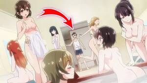 hentai bathhouse sex - Hentai / A guy washes girls in a public bathhouse watch online