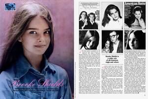 Brooke Shield Xxx Porn Cock - 1978 article describing 13-year-old Brooke Shields as a \