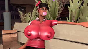 Female Scout Tf2 Femscout Porn - TF2 Femscout bubblegum breast expansion animation - XVIDEOS.COM