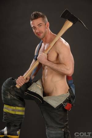 fire fighter - ... gay fireman porn