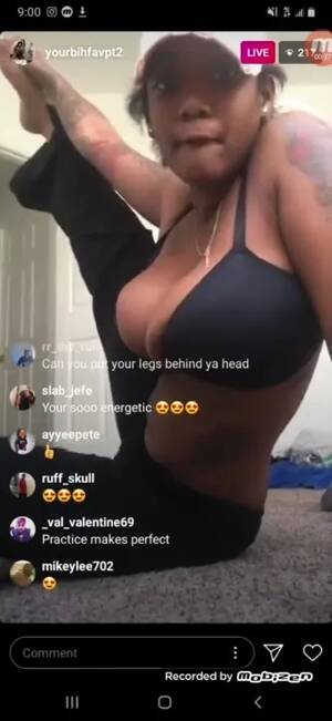 ebony tit oops - Free IG Live Nip Slip Porn Video - Ebony 8
