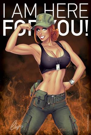 Army Girl Cartoon Porn - Army Girl by Elias-Chatzoudis.