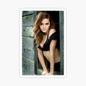 Emma Watson Lesbian Captions - Emma Watson Sexy Stickers for Sale | Redbubble