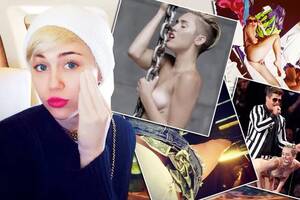 bikini shemale miley cyrus - Miley Cyrus' controversial moments: Drugs, nakedness, crotch rubbing,  girl-on-girl gropes - Irish Mirror Online