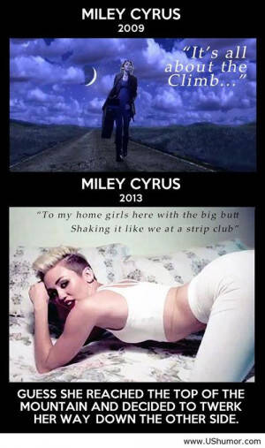 Miley Cyrus Porn Captions - Miley Cyrus Funny Quotes. QuotesGram