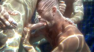 Gay Pool Porn Underwater - ManSurfer Adam Killian, Jessy Ares and Shay Michaels