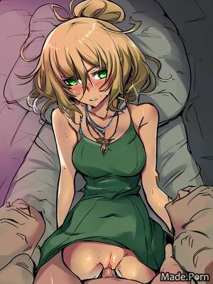 Messy Anime Porn - Porn image of perfect body babe partially nude anime blonde missionary messy  hair created by AI