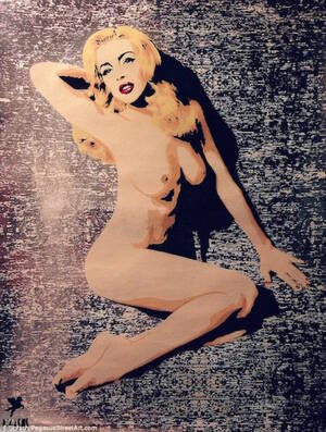 Big Boob Porn Lindsay Lohan - Lindsay Lohan Commissions Naked Street Art Portrait | HuffPost Entertainment