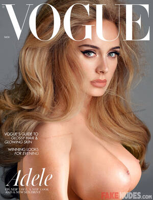 Adele Porn Fakes - Adele Addresses Weight Loss And Getting Addicted To Sex, As She Stuns On  Vogue Cover - FakeNudes.com