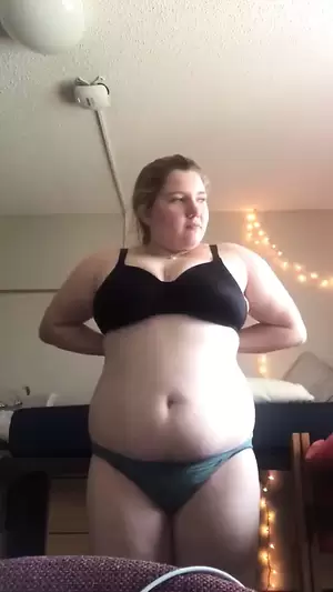 fat chicks stripping - Chubby girl stripping 3 | xHamster