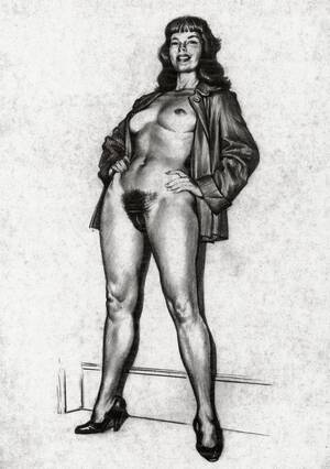 Female Sex Drawings - Venus Observations: Mid twentieth Century Venuses: Erotic drawings by Tom  Poulton