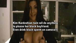 Domination Porn Captions Kim Kardashian - kim kardashian Twin Eats BBC Sperm - BDSM Interracial Sex | Clips4sale