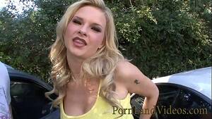 Dumb Blonde Pornstars - dumb blonde teen Terra White punished with big cock for a car damage -  XVIDEOS.COM