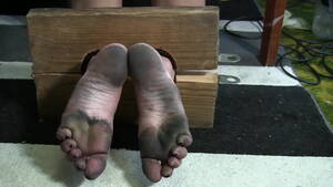 dirty barefoot bondage - Tied dirty feet | xHamster
