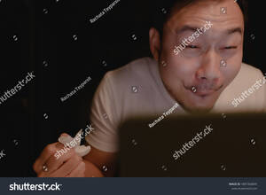horny asian funny - Funny Horny Face Asian Man Watching Stock Photo 1887368899 | Shutterstock