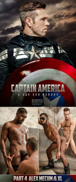 Captain America Xxx Porn - Men.com: Alex Mecum fucks XL in \