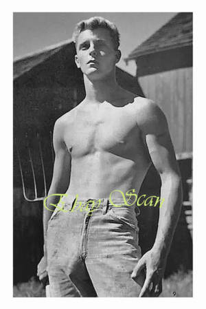 1940s Vintage Gay Men Porn - VINTAGE 1940's PHOTO NEAR NUDE FARM MAN SHOWS GIANT HARD BULGE GAY INTEREST  130 in Collectibles