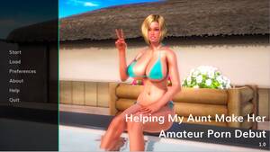 Amateur Porn Games - Helping My Aunt Make Her Amateur Porn Debut â€“ Full Mini-Game - Adult Games  Collector